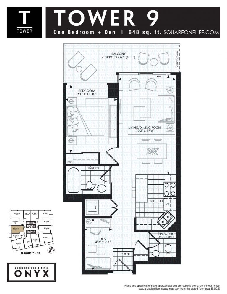 223-Webb-Dr-Onyx-Condo-Floorplan-Tower-9-1-Bed-1-Den-2-Bath