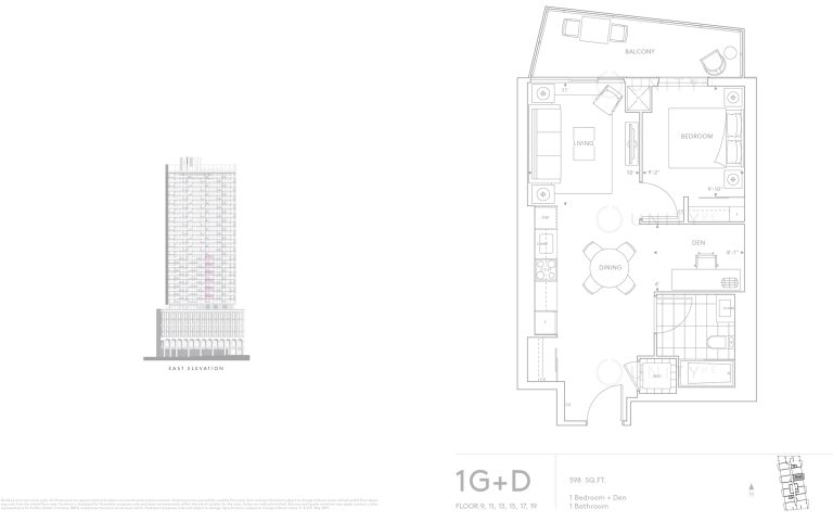 the-well-470-front-st-w-floorplan-1G+D-1+1-bed-1-bath-598-sqft