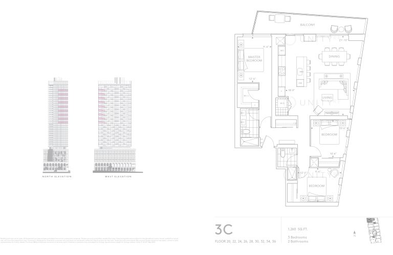 the-well-470-front-st-w-floorplan-3C-3-bed-2-bath-1260-sqft