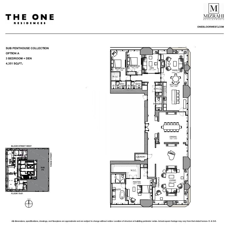 Option A - 3B+D - 4351 Sqft - Sub Penthouse Collection - The One