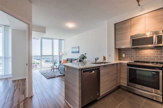 Crystal Condos Square One / Represented Buyer / 1 Bed + Den