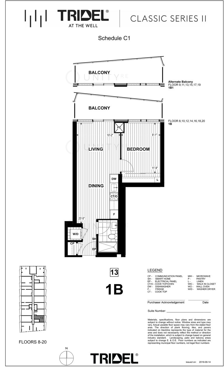 the-well-2-condos-480-front-st-w-1B-1-bed-1-bath-527-sqft