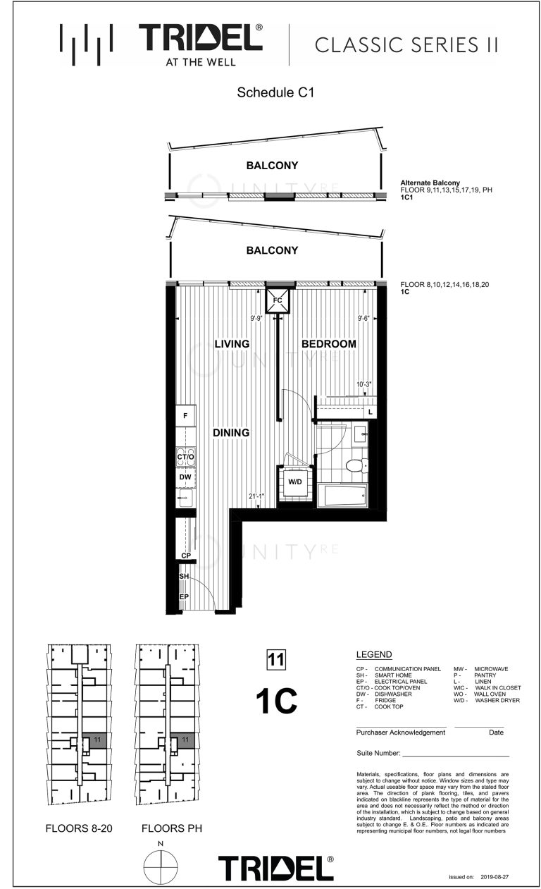 the-well-2-condos-480-front-st-w-1C-1-bed-1-bath-531-sqft