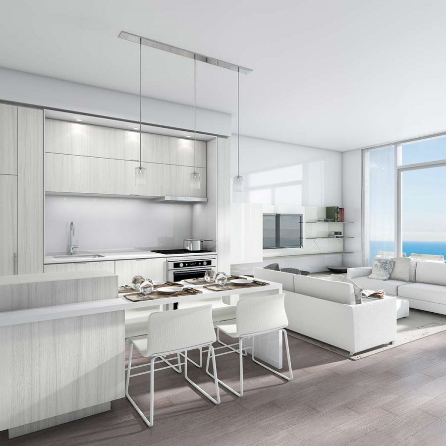 nautique-condos-374-martha-st-burlington-kitchen-living-room